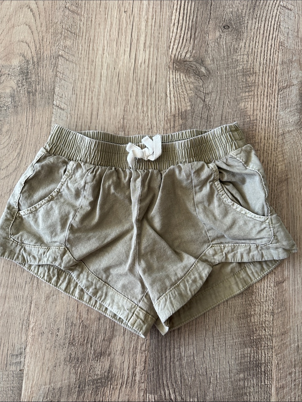 Billabong Olive Green Athletic Drawstring Women’s Shorts